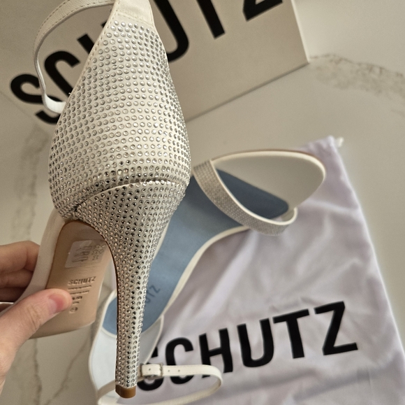 SCHUTZ Rhinestone Heeled Sandals - Picture 5 of 10